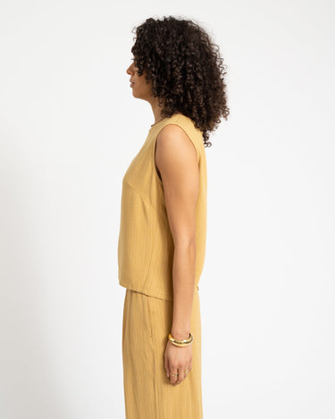 TILTIL Striped Lizzy Top Yellow - Things I Like Things I Love