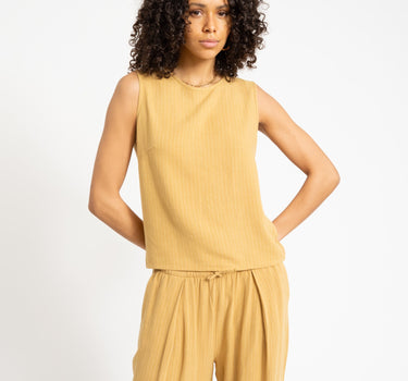 TILTIL Striped Lizzy Top Yellow - Things I Like Things I Love