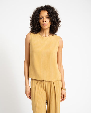TILTIL Striped Lizzy Top Yellow - Things I Like Things I Love