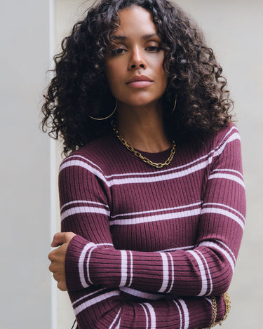 TILTIL Striped Roellie Ribknit Roze - Things I Like Things I Love