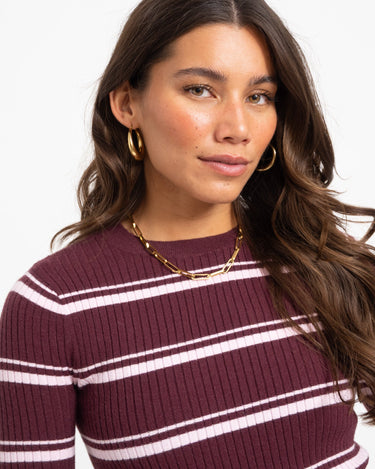 TILTIL Striped Roellie Ribknit Roze - Things I Like Things I Love