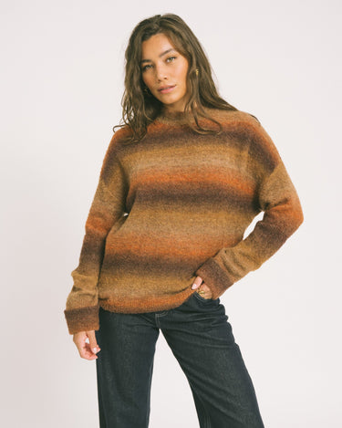 TILTIL Striped Rumi Pullover Brown - Things I Like Things I Love
