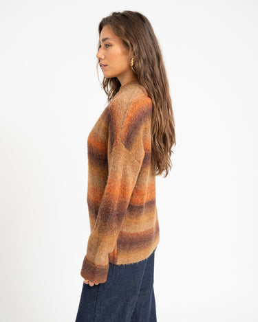 TILTIL Striped Rumi Pullover Brown - Things I Like Things I Love