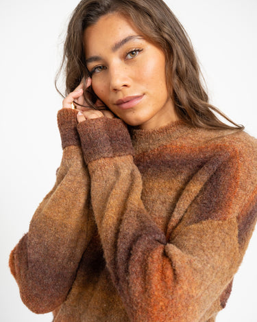TILTIL Striped Rumi Pullover Brown - Things I Like Things I Love