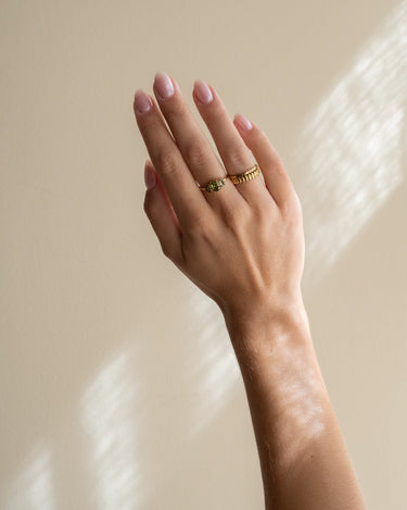 TILTIL Stripy Ring Goud - Things I Like Things I Love