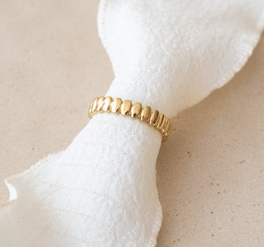 TILTIL Stripy Ring Goud - Things I Like Things I Love