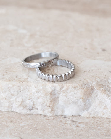 TILTIL Stripy Ring Zilver - Things I Like Things I Love