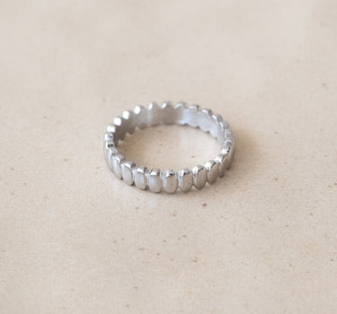 TILTIL Stripy Ring Zilver - Things I Like Things I Love
