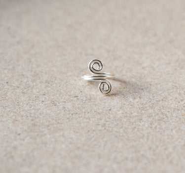 TILTIL Sunni Swirly Single Earcuff Silver - Things I Like Things I Love