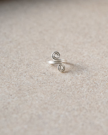 TILTIL Sunni Swirly Single Earcuff Silver - Things I Like Things I Love