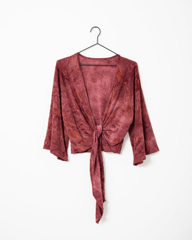 TILTIL Sunny Hibiscus Top Dark Pink - Things I Like Things I Love