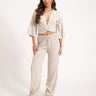 TILTIL Sunny Linen Top Beige One Size - Things I Like Things I Love