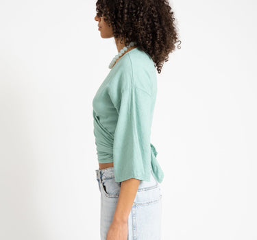 TILTIL Sunny Linen Top Mint One Size - Things I Like Things I Love