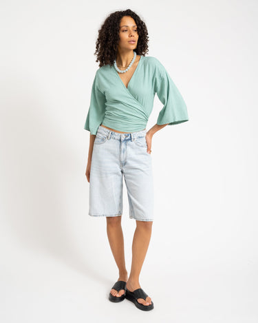 TILTIL Sunny Linen Top Mint One Size - Things I Like Things I Love