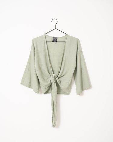 TILTIL Sunny Linen Top Salvia One Size - Things I Like Things I Love