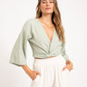 TILTIL Sunny Linen Top Salvia One Size - Things I Like Things I Love