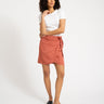 TILTIL Sunny Linen Wrap Skirt Pomegranate - Things I Like Things I Love