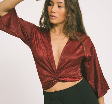 TILTIL Sunny Top Floral Red One Size - Things I Like Things I Love