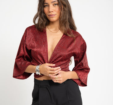 TILTIL Sunny Top Floral Red One Size - Things I Like Things I Love