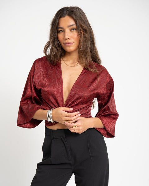 TILTIL Sunny Top Floral Red One Size - Things I Like Things I Love