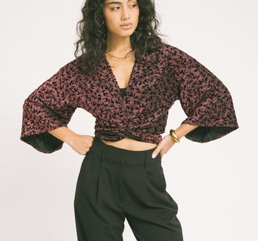 TILTIL Sunny Velvet Floral Pink One Size - Things I Like Things I Love