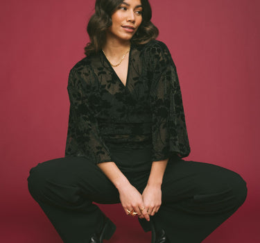 TILTIL Sunny Velvet Mesh Black One Size - Things I Like Things I Love