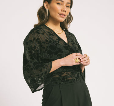 TILTIL Sunny Velvet Mesh Black One Size - Things I Like Things I Love