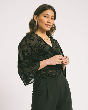 TILTIL Sunny Velvet Mesh Black One Size - Things I Like Things I Love