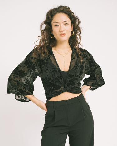 TILTIL Sunny Velvet Mesh Black One Size - Things I Like Things I Love