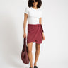 TILTIL Sunny Wrap Skirt Burgundy - Things I Like Things I Love