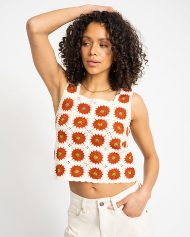 TILTIL Sussy Sunflower Top Cream Rust - Things I Like Things I Love