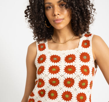 TILTIL Sussy Sunflower Top Cream Rust - Things I Like Things I Love