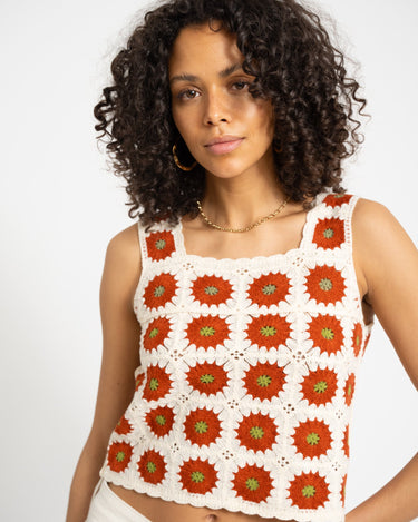 TILTIL Sussy Sunflower Top Cream Rust - Things I Like Things I Love