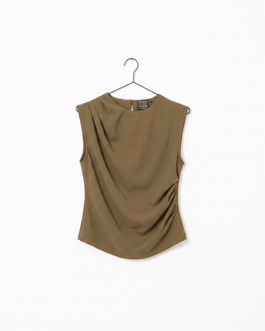 TILTIL Suvi Pleated Top Groen - Things I Like Things I Love