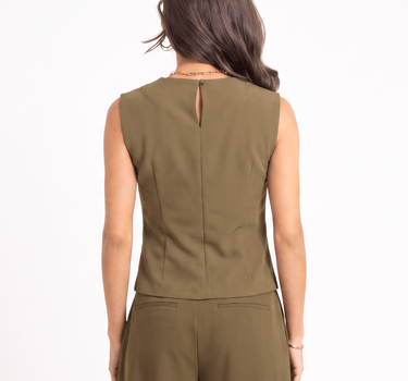 TILTIL Suvi Pleated Top Groen - Things I Like Things I Love