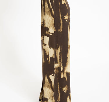 TILTIL Suze Abstract Pants Brown Beige - Things I Like Things I Love