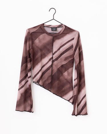 TILTIL Suzie Mesh Top Detail Burgundy - Things I Like Things I Love