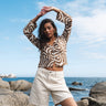 TILTIL Swirl Gaia Blouse Khaki - Things I Like Things I Love