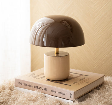 TILTIL Table Lamp Mushy Iron Beige / Brown - Things I Like Things I Love