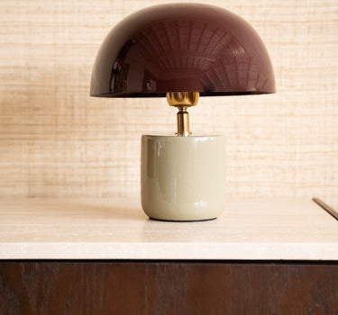 TILTIL Table Lamp Mushy Iron Burgandy / Mint - Things I Like Things I Love