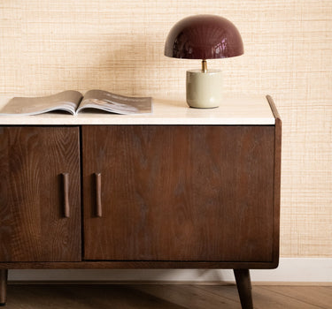 TILTIL Table Lamp Mushy Iron Burgandy / Mint - Things I Like Things I Love