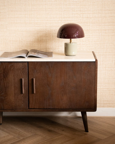 TILTIL Table Lamp Mushy Iron Burgandy / Mint - Things I Like Things I Love