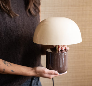 TILTIL Table Lamp Mushy Iron Butter Yellow / Brown - Things I Like Things I Love