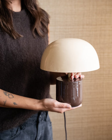 TILTIL Table Lamp Mushy Iron Butter Yellow / Brown - Things I Like Things I Love