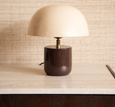 TILTIL Table Lamp Mushy Iron Butter Yellow / Brown - Things I Like Things I Love