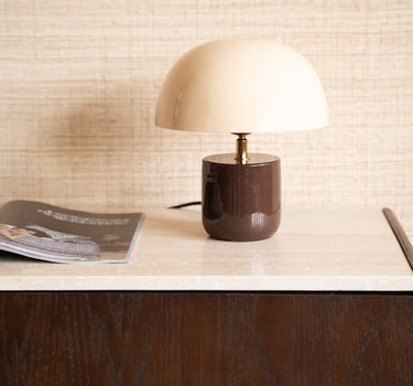 TILTIL Table Lamp Mushy Iron Butter Yellow / Brown - Things I Like Things I Love