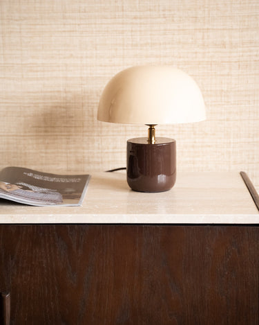 TILTIL Table Lamp Mushy Iron Butter Yellow / Brown - Things I Like Things I Love