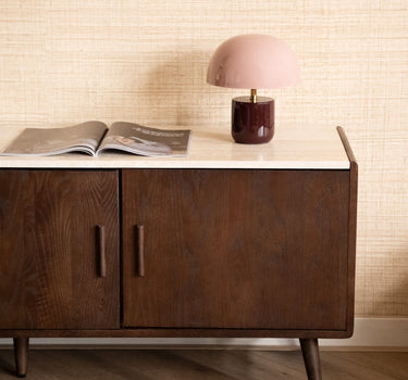 TILTIL Table Lamp Mushy Iron Pink / Bordeaux - Things I Like Things I Love