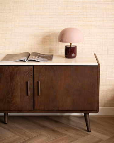 TILTIL Table Lamp Mushy Iron Pink / Bordeaux - Things I Like Things I Love