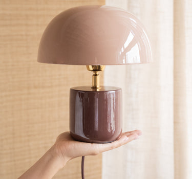 TILTIL Table Lamp Mushy Iron Pink / Bordeaux - Things I Like Things I Love